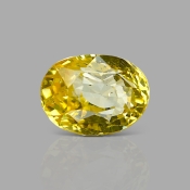 6.18 Cts. Yellow Sapphire Loose Gemstone
