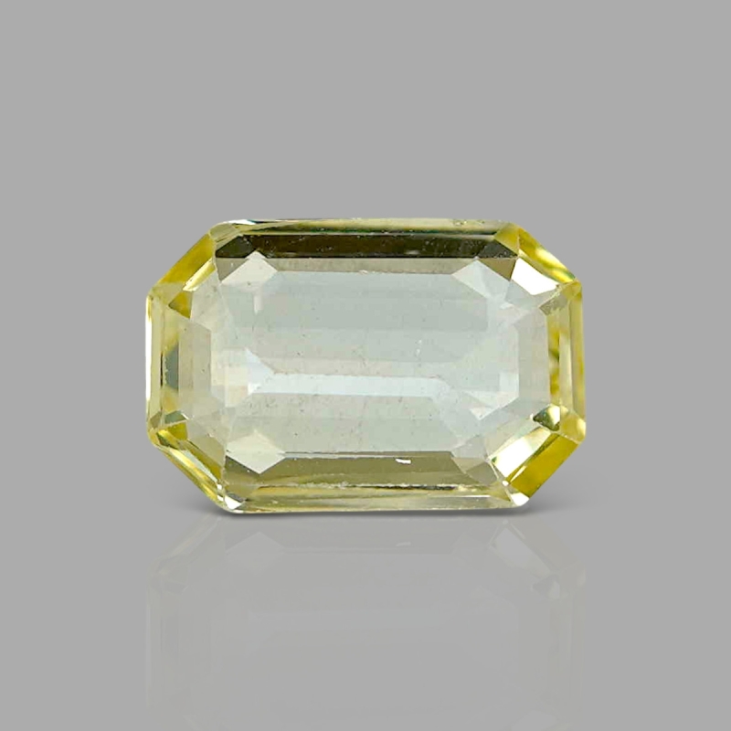 4.02 Cts. Yellow Sapphire Loose Gemstone