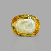 4.09 Cts. Yellow Sapphire Loose Gemstone