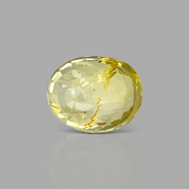 5.15 Cts. Yellow Sapphire Loose Gemstone