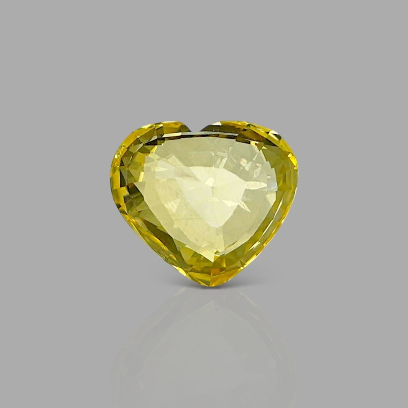 3 Cts. Yellow Sapphire Loose Gemstone