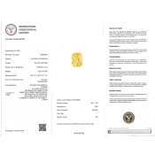 15.06 Cts. Yellow Sapphire Loose Gemstone 