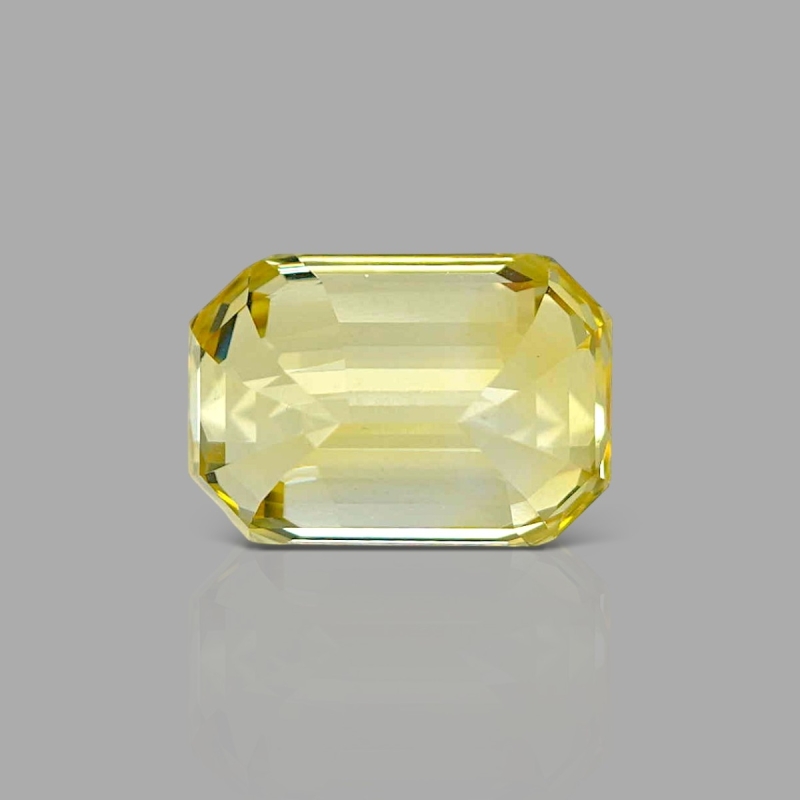 9.65 Cts. Yellow Sapphire Loose Gemstone 
