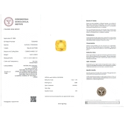15.43 Cts. Yellow Sapphire Loose Gemstone 