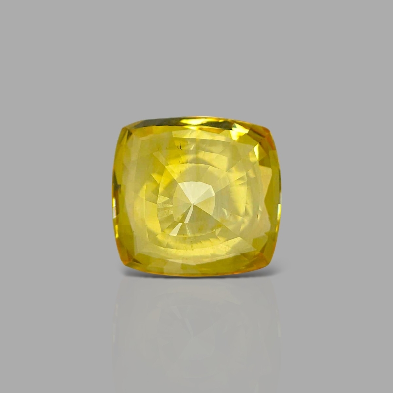 15.43 Cts. Yellow Sapphire Loose Gemstone 