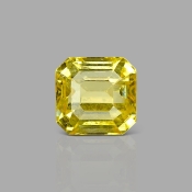 5.20 Cts. Yellow Sapphire Loose Gemstone