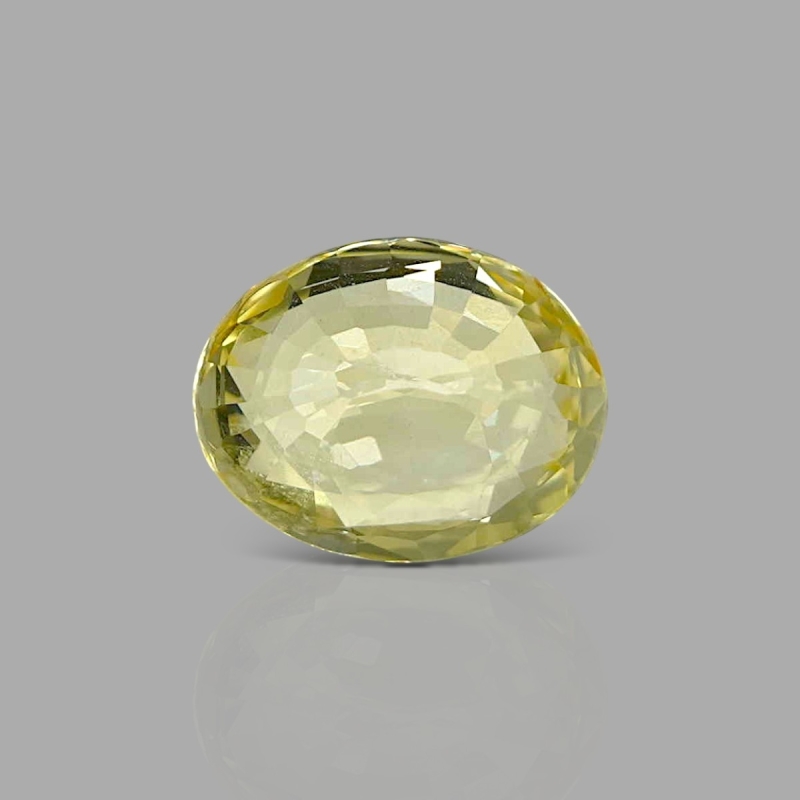 5.04 Cts. Yellow Sapphire Loose Gemstone