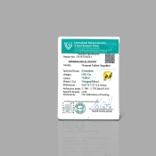 4.02 Cts. Yellow Sapphire Loose Gemstone