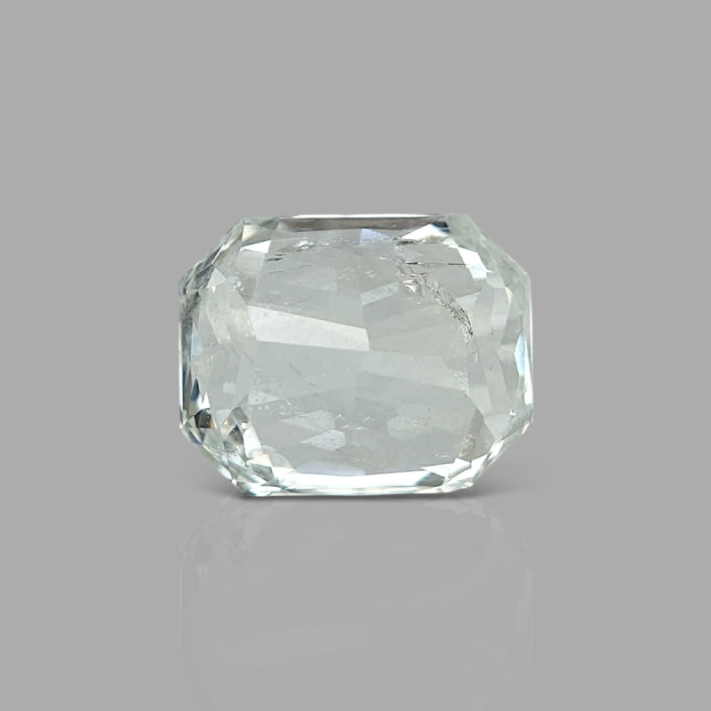 6.14 Cts. White Sapphire Loose Gemstone