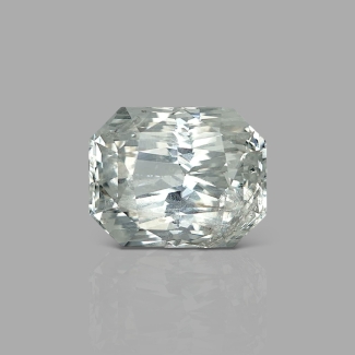 6.14 Cts. White Sapphire Loose Gemstone