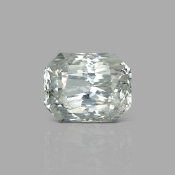 6.14 Cts. White Sapphire Loose Gemstone