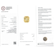 14.07 Cts. Yellow Sapphire Loose Gemstone