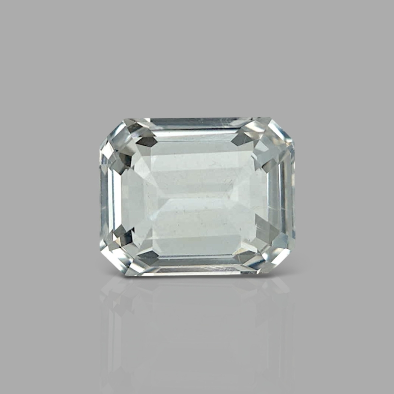 5.08 Cts. White Sapphire Loose Gemstone