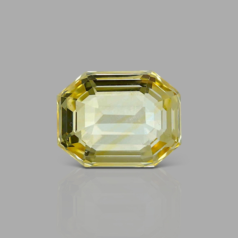 6.74 Cts. Yellow Sapphire Loose Gemstone