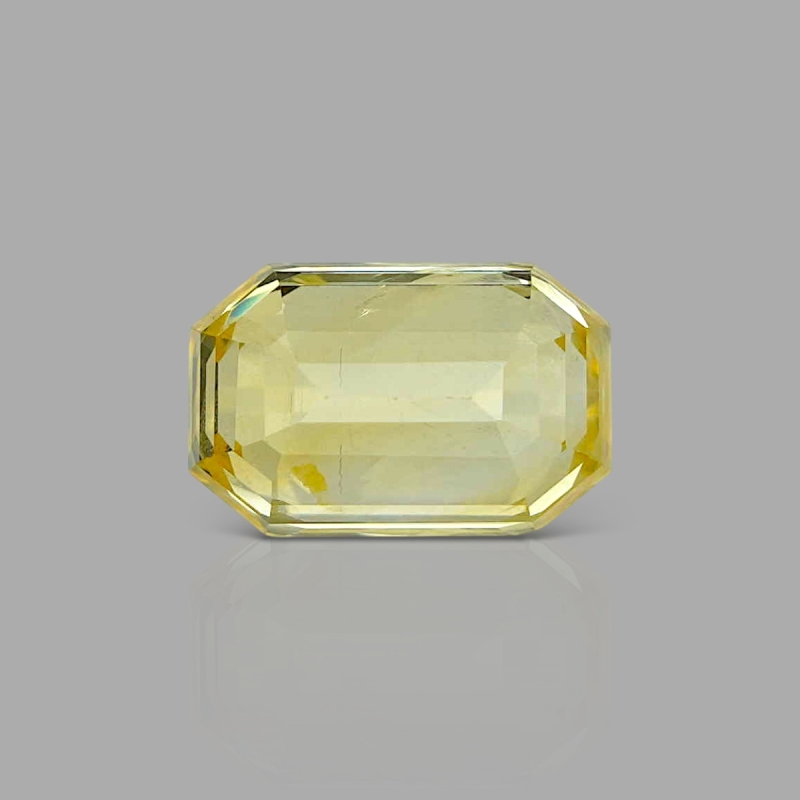 6.25 Cts. Yellow Sapphire Loose Gemstone