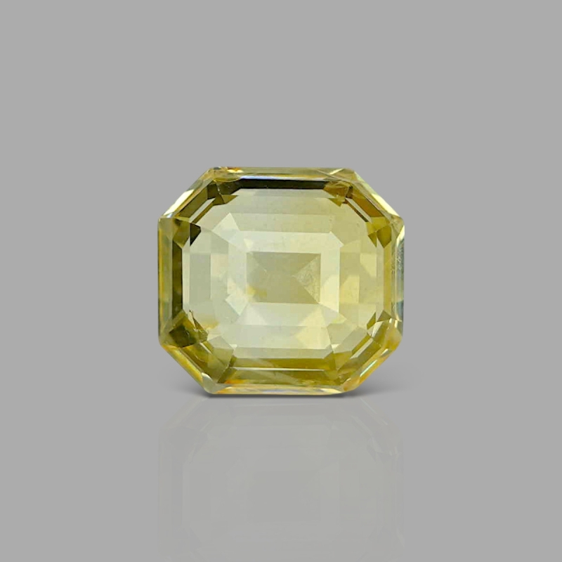 5.30 Cts. Yellow Sapphire Loose Gemstone